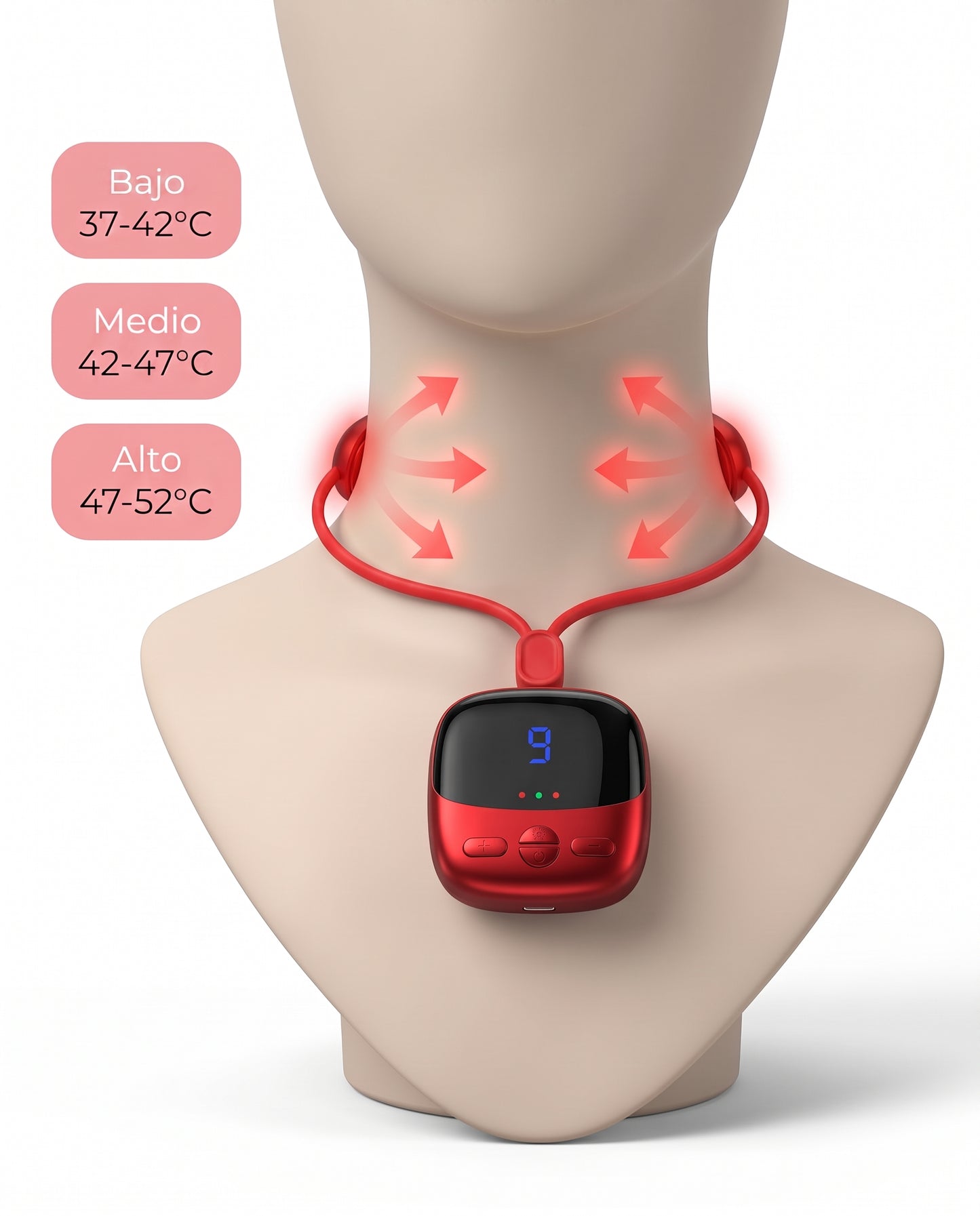 Masajeador de Cuello Portátil Inteligente