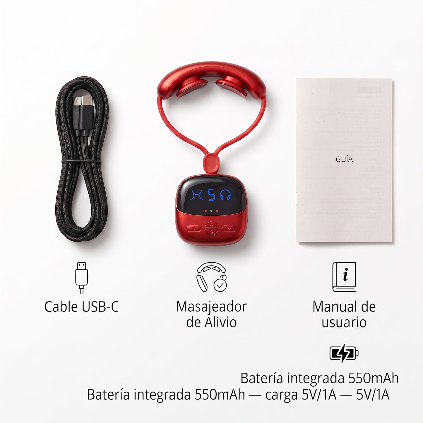 Masajeador de Cuello Portátil Inteligente